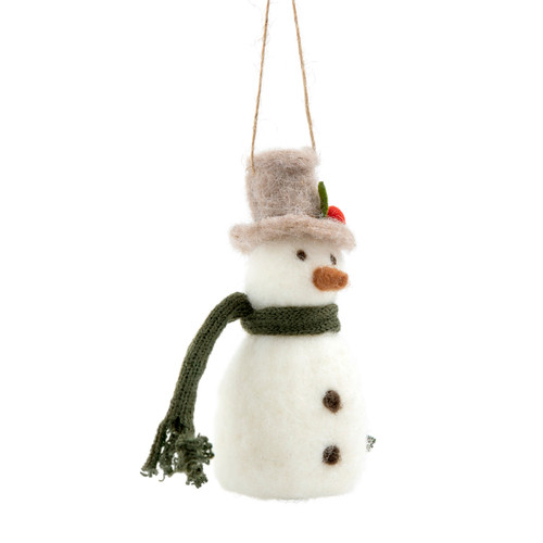 CS Felt Snowman Ornament slide 