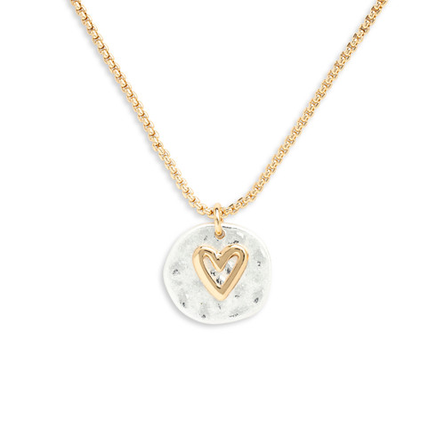 Your Journey Champagne Adjustable Beaded Love Necklace 24" slide 