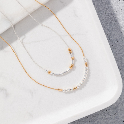 Morse Code Necklace - You're Beautiful slide 