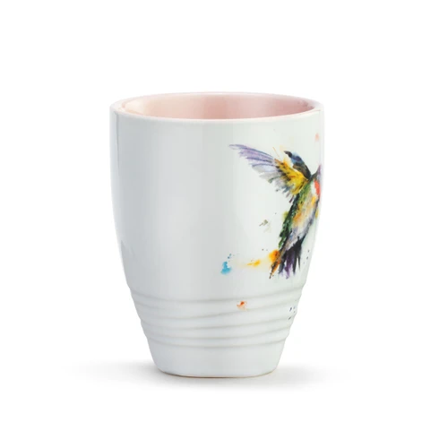 Dean Crouser Stoneware Watercolor Lovebirds Mug 16oz slide 