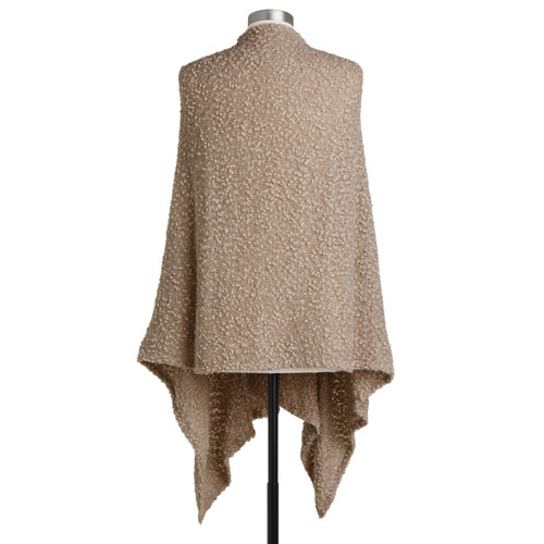 Giving Collection Camel Brown Giving Shawl With Pockets slide 