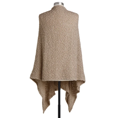 Giving Collection Camel Brown Giving Shawl With Pockets slide 