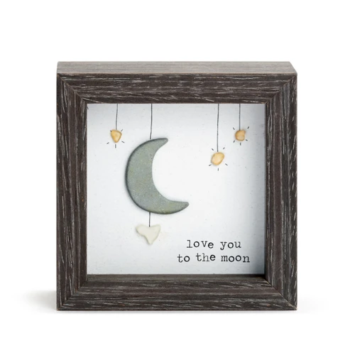Love You to the Moon Shadow Box slide 
