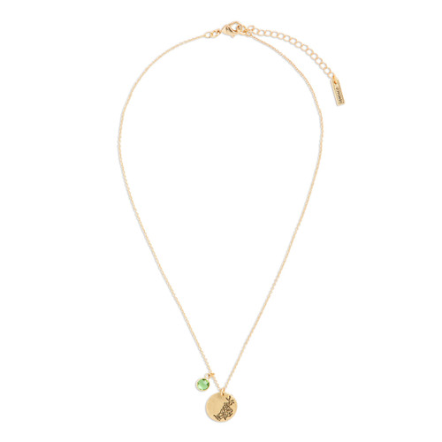 Birthstone Charm Necklace - August slide 