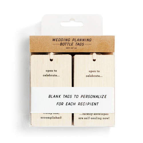 Wedding Planning Bottle Tags - Set of 10 slide 
