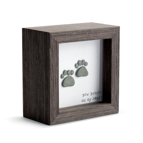 Paw Prints Shadow Box slide 