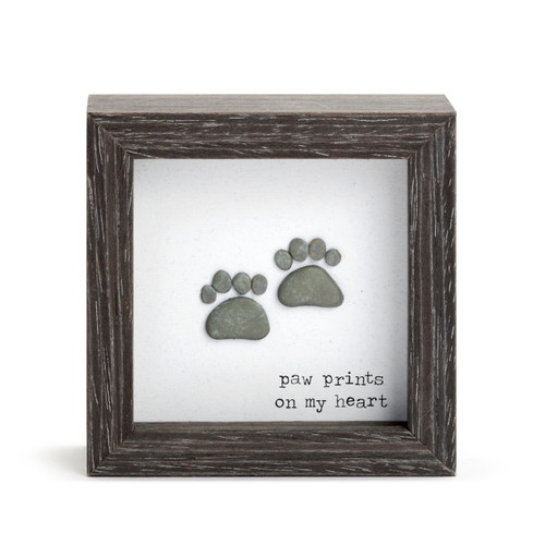 Paw Prints Shadow Box slide 