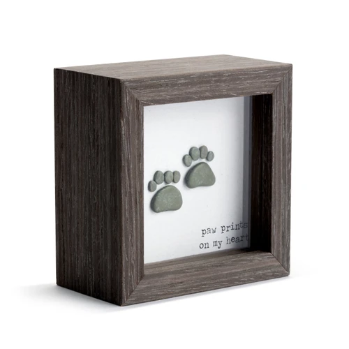 Paw Prints Shadow Box slide 