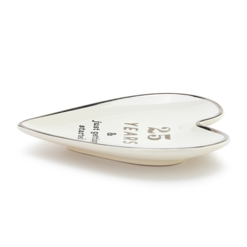 25 Years Art Heart Trinket Dish slide 