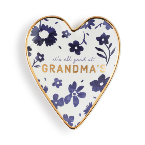 At Grandma's Art Heart Trinket Dish slide 
