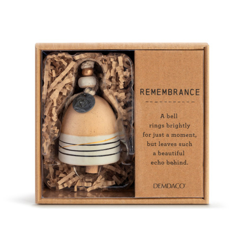 Inspired Collection Remembrance Mini Hanging Inspired Bell 2" x 2" slide 