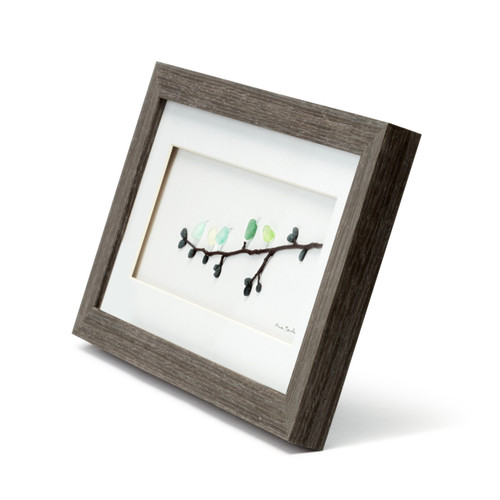 Sharon Nowlan Collection Five of a Kind Birds Wall Art 15" x 8" slide 
