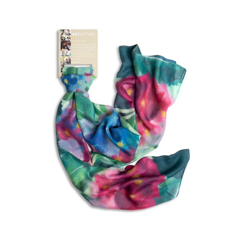 ArtLifting Rectangle Scarf Hydrangea Ajisai slide 