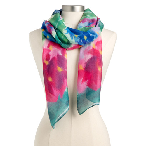 ArtLifting Rectangle Scarf Hydrangea Ajisai slide 