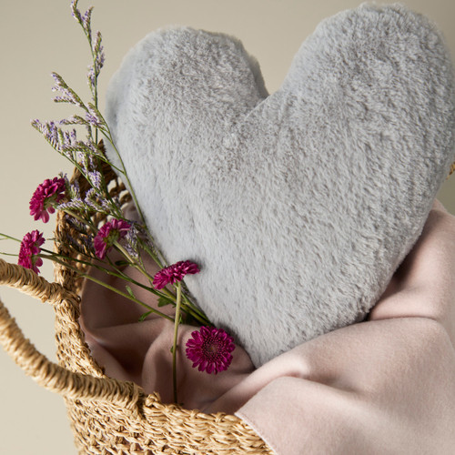 Warming Heart Pillow - Gray slide 