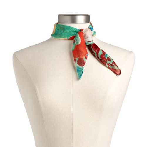 ArtLifting Neckerchief - Floral Stripes slide 