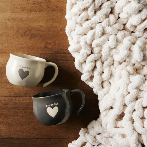 Comfort Collection Cream Chunky Knit Throw Blanket 65" x 70" slide 