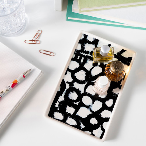 ArtLifting Small Tray - Off White and Black slide