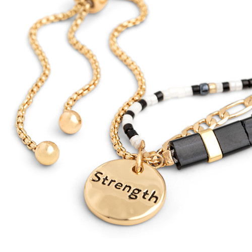 Your Journey Strength Adjustable Tile Bracelet 7" slide 