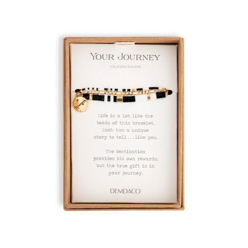Your Journey Strength Adjustable Tile Bracelet 7" slide 
