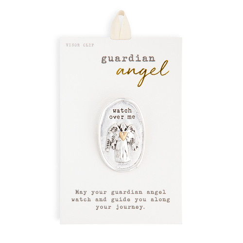 Guardian Angel Collection Watch Over Me Visor Clip 1.5" x 2" slide 
