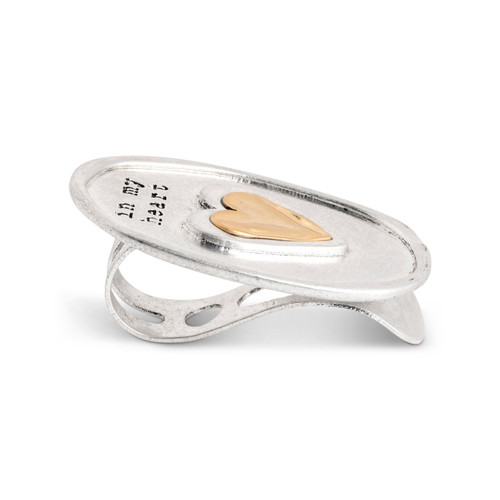 Guardian Angel Collection In My Heart Visor Clip 1.5" x 2" slide 