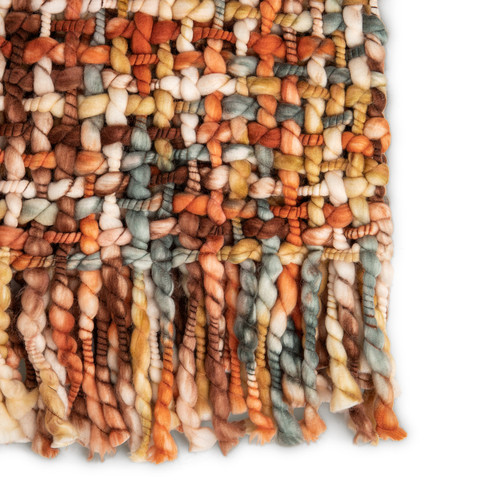 Your Journey Terracotta Woven Throw Blanket 38" x 50" slide 