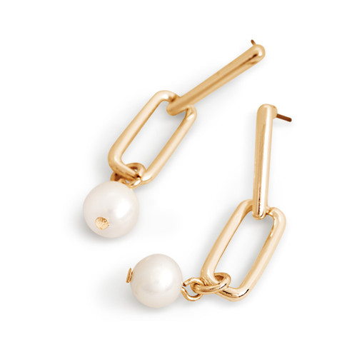 Pearls From Within Earrings - Gold slide 