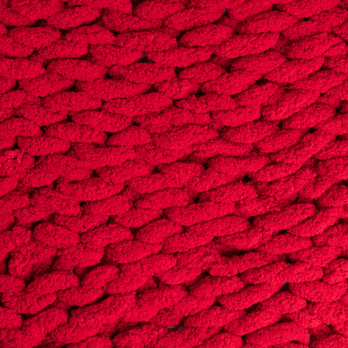 Comfort Collection Cranberry Chunky Knit Throw Blanket 65" x 70" slide 