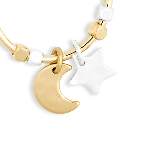 Giving Earrings - Moon and Stars slide 