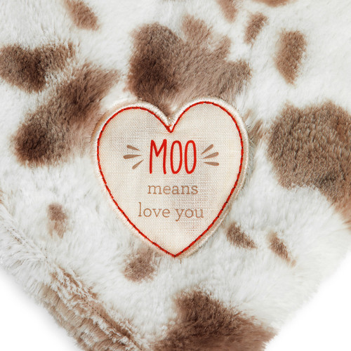 Barnyard Rattle Blankie - Cow slide 