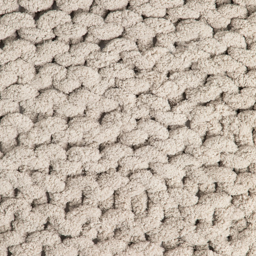 Comfort Collection Taupe Chunky Knit Throw Blanket 65" x 70" slide 