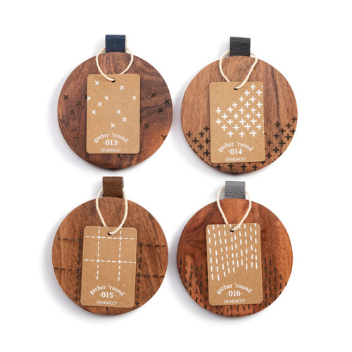 Wood Coaster Pattern Set - 4 slide 