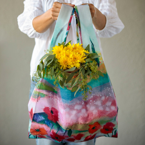 Artlifting Poppi Keshi Tote Bag With Handle 15.5" x 25" slide 