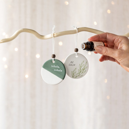 Be Calm Oil Diffuser Ornament slide 