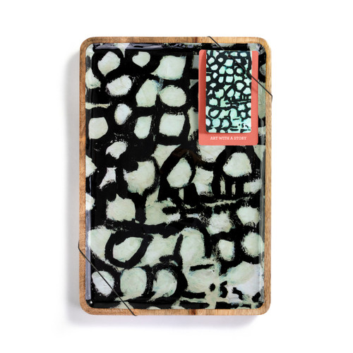 ArtLifting Medium Tray - Off White and Black slide 