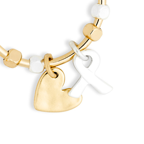 Giving Earrings - Heart and Ribbon slide 