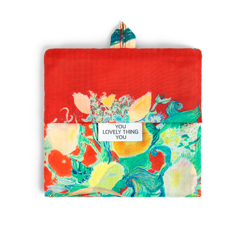 ArtLifting Tote-Floral Stripes slide 