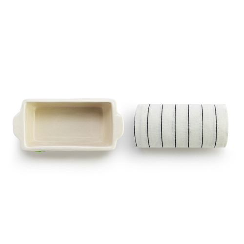 Mini Loaf Pan with Towel Set - Holly Berry slide 