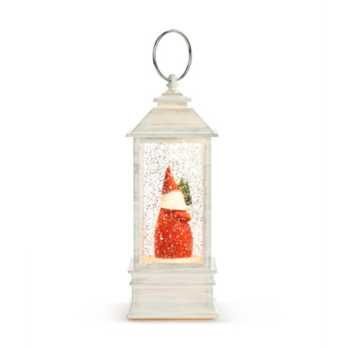Lit Musical Cozy Santa Lantern slide 