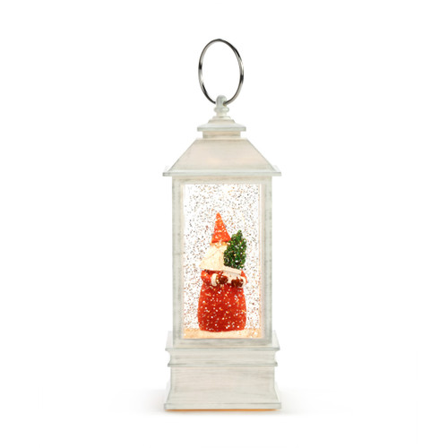 Lit Musical Cozy Santa Lantern slide 