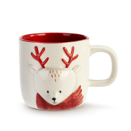 Ceramic Reindeer Mug slide 