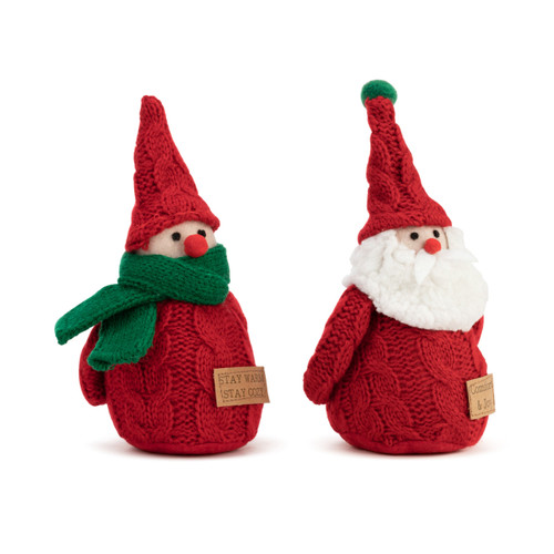 Small Red Gnome Figures - 2 Assorted slide 