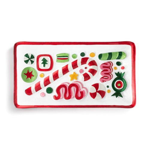 Christmas Candy Rectangle Platter slide 