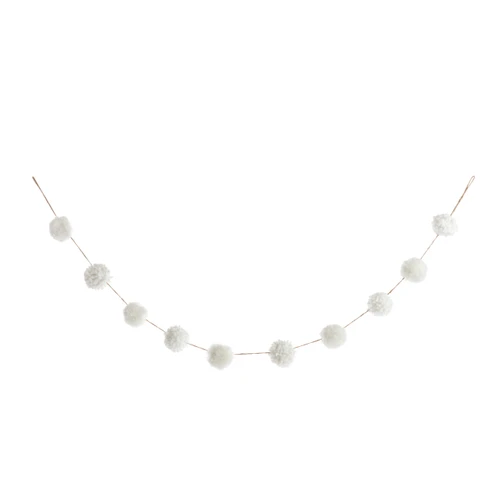 Snowball Pom Pom Garland slide 