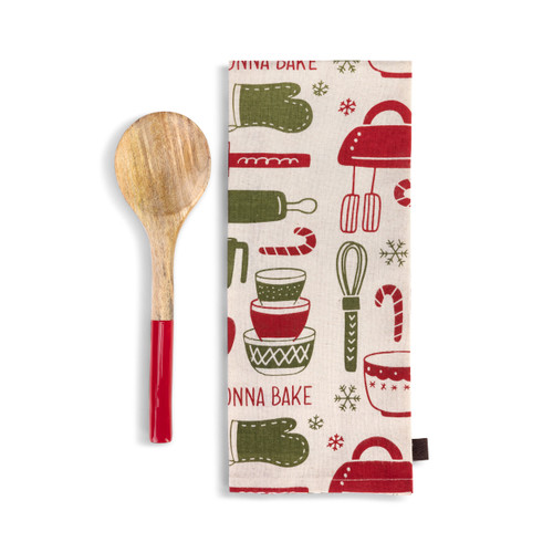 Bakers Gonna Bake Kitchen Towel & Utensil Set slide