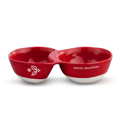 Merry Munchies Handheld Double Snack Bowl slide 