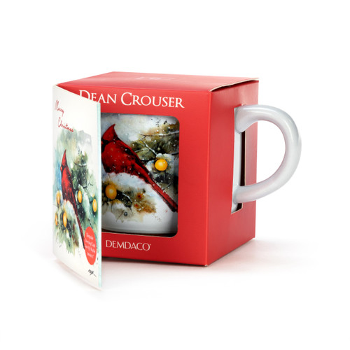 Snow Frosted Cardinal Mug and Card Set slide 