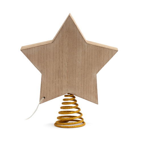 Lit Star Nativity Tree Topper slide 