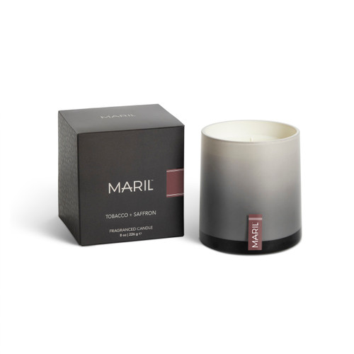 Tobacco + Saffron 8 oz. Candle -MARIL slide 